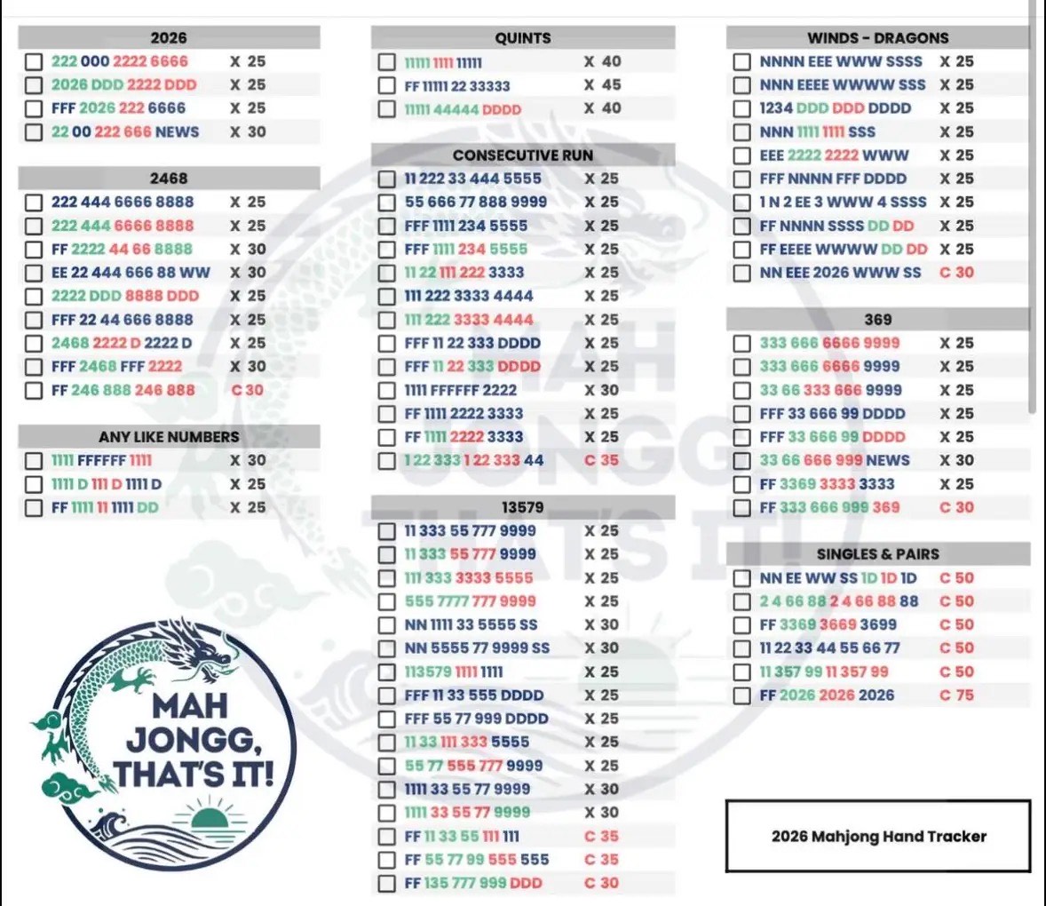 Original 2026 hand tracker reference